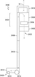 Battery and suction motor assembly for a surface treatment apparatus and a surface treatment apparatus having the same