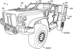 Electrified military vehicle