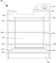 HYGIENIC FOOTWEAR EQUIPMENT RACK UNIT