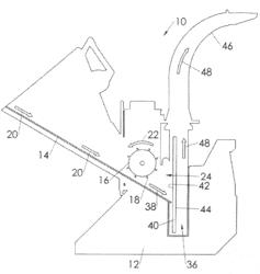 WOOD CHIPPER IN-FEED SYSTEM WITH WATER SPRAY NOZZLE