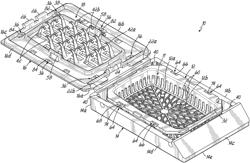 Sectionable cassette and embedding frame with connectors, and methods for preparing biopsy tissue samples