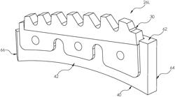 Feed rolls having flute assemblies of matingly engageable mounts and flute insert elements