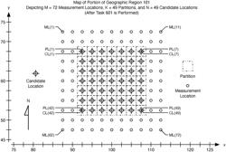 Estimating the location of a multi-band reference radio