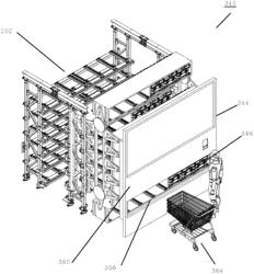 AUTOMATIC STORAGE AND RETRIEVAL SYSTEM HAVING AUTOMATED AND SEMI-AUTOMATED ORDER DISPENSE