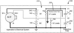 Multi-Voltage Capacitive Filter Protection Circuit