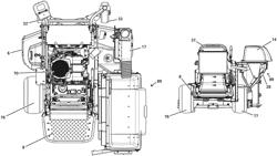 Bagger for stand-on mower