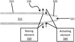 Auto-regulating aperture for fire extinguisher discharge