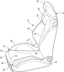 Retention clip for a seat assembly and method of assembly