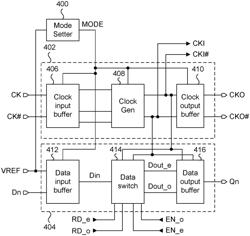 Clock mode determination in a memory system