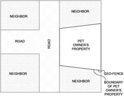 CORRECTIVE COLLAR UTILIZING GEOLOCATION TECHNOLOGY