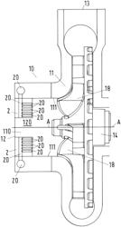 CENTRIFUGAL PUMP FOR PUMPING A MULTIPHASE SUSPENSION AND A GAS REMOVAL DEVICE FOR USE IN A CENTRIFUGAL PUMP