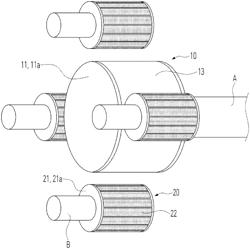 VARIABLE-SPEED POWER TRANSMISSION CLUTCH SYSTEM HAVING MULTIPLE OUTPUT STRUCTURE