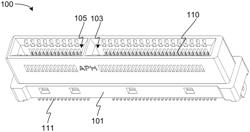 LOW CROSSTALK CARD EDGE CONNECTOR