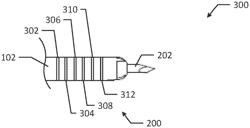 Drill having radiographically visible depth indications