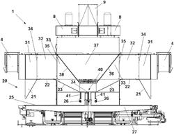 Apparatus for applying paint to mainly flat parts