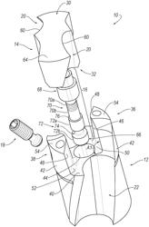 Modular drill with enhanced bump-off capability