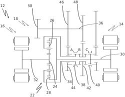 Electric transmission for two electric prime movers