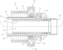 Testable termination fitting