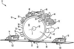 Printing device with cylindrical intermediate transfer member