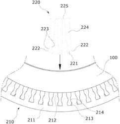 Stator assembly of hairpin winding motor and manufacturing method thereof