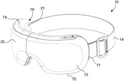 FACIAL WEARABLE DEVICE AND METHODS FOR PROVIDING EXTERNAL STIMULI USING THE SAME