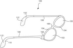 SYSTEM FOR CHARGING EMBEDDED BATTERY IN WIRELESS HEAD-WORN PERSONAL ELECTRONIC APPARATUS