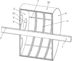 Large-width cathode roller for producing high-strength ultra-thin copper foil