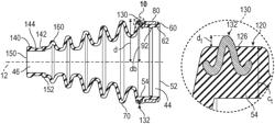 Energy absorbing constant velocity joint boot assembly