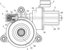 Bearing unit and speed reducer-equipped motor