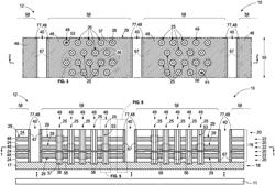 Methods used in forming a memory array comprising strings of memory cells