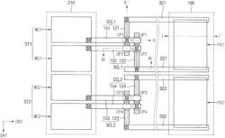 Display device with scan driver having scan transistors and sensing transistors