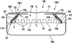 Radiating elements having angled feed stalks and base station antennas including same