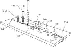 LOCK AND PIN COMBINATION FOR COLD WORKING CRACKS