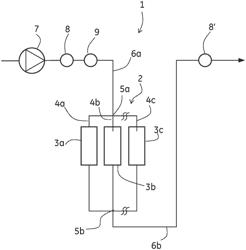 Parallel assembly of chromatography column modules