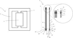 Electromagnetic induction device having a low losses winding