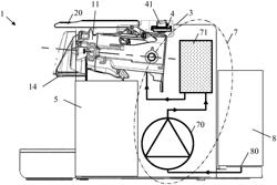 Beverage preparation machine and method for the control of a thermal conditioning device of such a beverage preparation machine