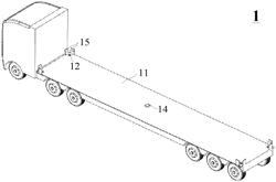 Vehicle for carrying containers