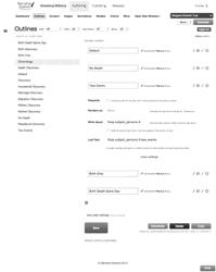 Method and system for configuring automatic generation of narratives from data