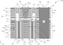 Microelectronic devices with isolation trenches in upper portions of tiered stacks, and related methods