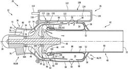 GAS TURBINE ENGINE WITH INTEGRAL ACTUATION SYSTEM