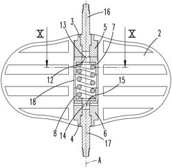 Screwing tool for transmitting two set torques