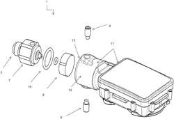 Device for detecting the pressure of compressed gas cylinders in breathing apparatuses for scuba diving