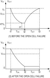 Open cell detection method and open cell recovery detection method in a battery management system