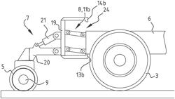 Vehicle comprising a stabilizer, and stabilizer for such a vehicle