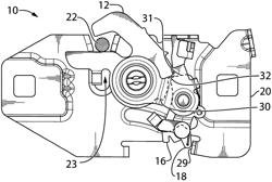 Double pull latch for closure panel such as hood