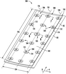 Vibrational damping assembly for use in an airfoil