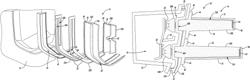 Vehicle lighting assembly with covered light blade and lighting method