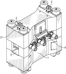 STRETCHER WITH REMOVABLE PRESSURE BLOCK