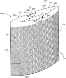 THERMOPLASTIC BAGS WITH COMPLEX STRETCH PATTERNS