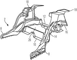 Rear Structure for a Motor Vehicle and Motor Vehicle Comprising Such a Rear Structure